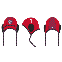 Waterpolo cap rood